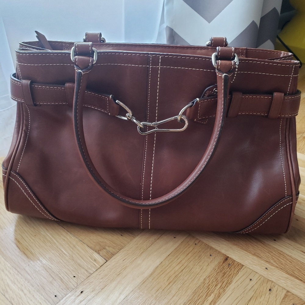 Coach Hampton Leather purse